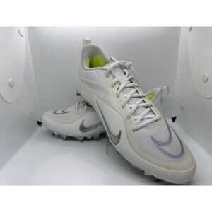 Nike Alpha Huarache Pro 8 Lacrosse Cleats White Men's Size 13 CW4439-100 New